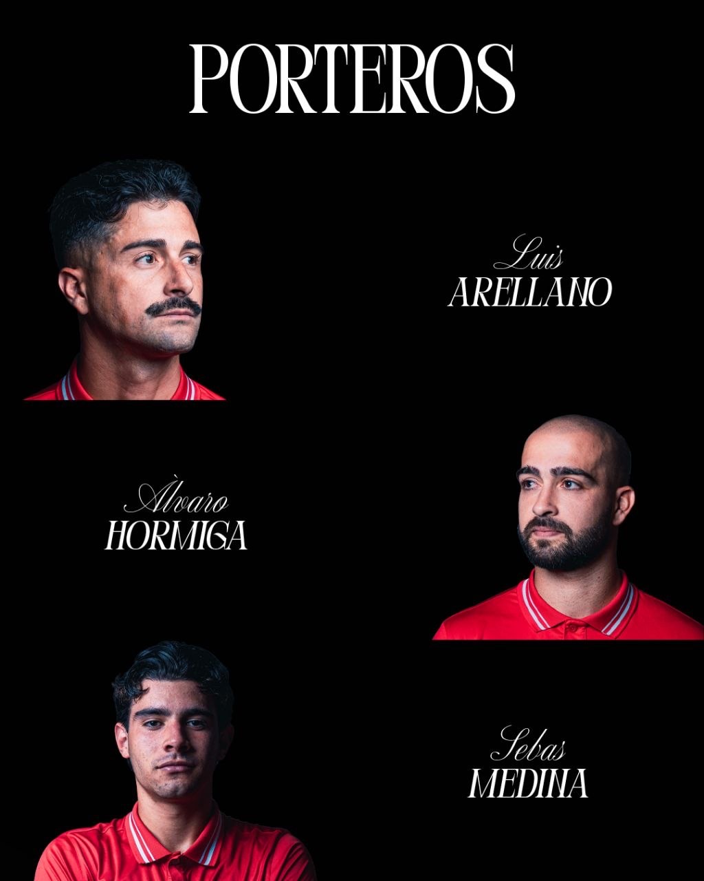 Porteros del primer equipo del CD Mensajero 2026/27